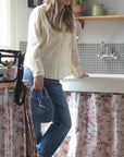 Striped Shirt - CAMILLE in Vanilla