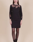 Jumper Dress with Lace