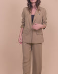 Blazer in Bronze with Charm Details