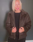 Reversible Faux Fur Shearling Jacket