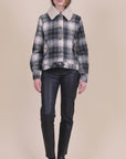 Short Checked Jacket