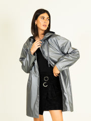 Raincoat in Silver