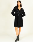 Sequin Dress in Black Size 6, 20