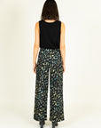Wide Printed Trousers in Multi Size 8