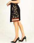 Wrap Skirt in Black Size 8, 10, 16