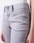 Trousers with lurex stitching Size 10
