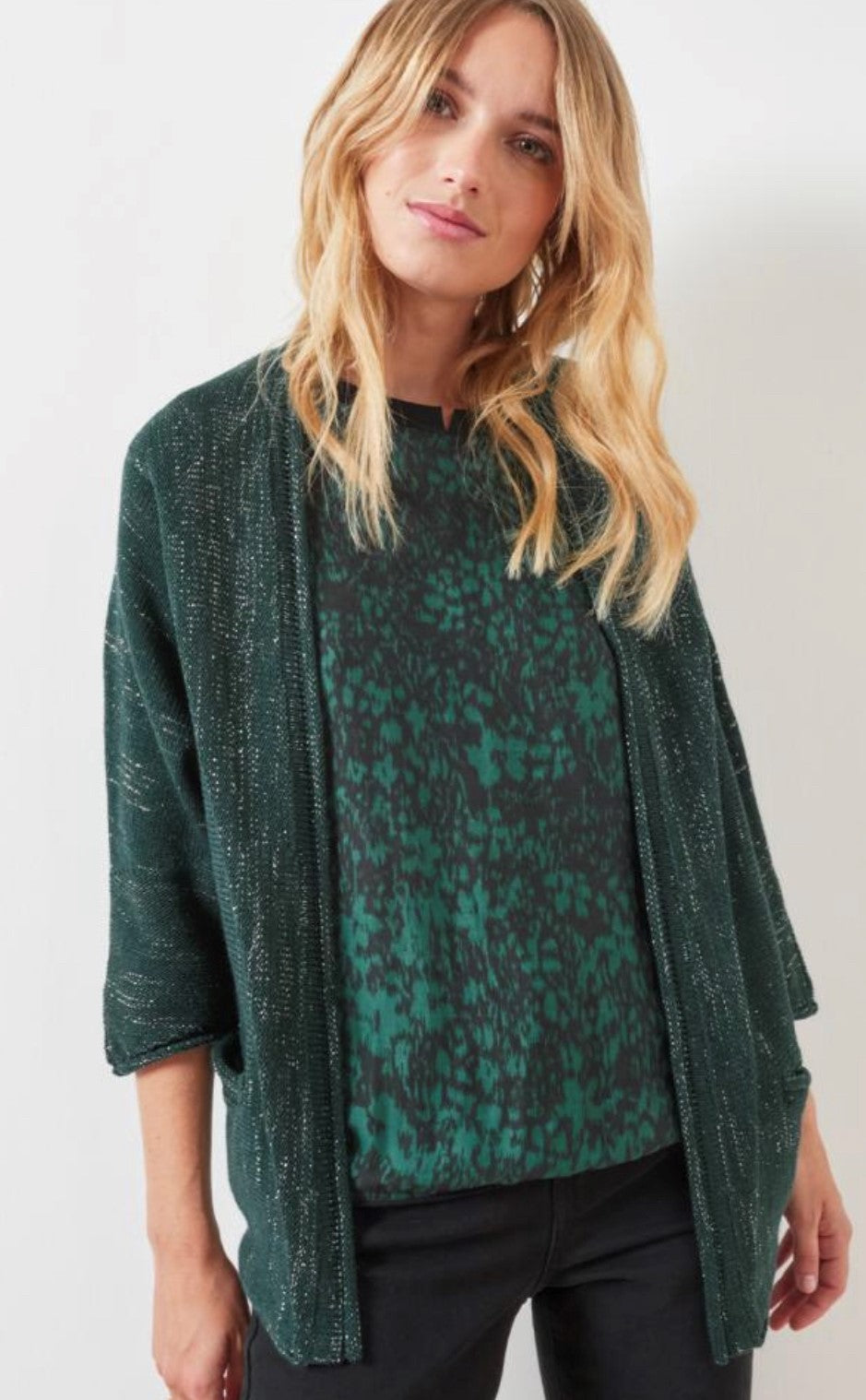 Size M Fancy Dot Cardigan