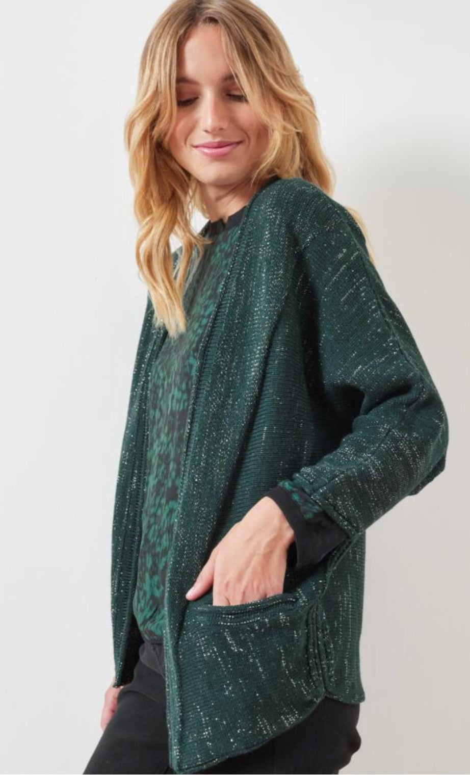 Size M Fancy Dot Cardigan