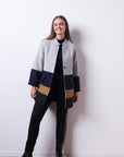 Quadricolour coat Size 8