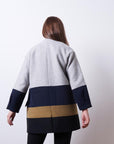 Quadricolour coat Size 8