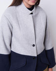 Quadricolour coat Size 8