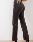 Velvet High Waisted Trousers Size 10