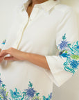 Tunic Dress with shirt collar Size 18