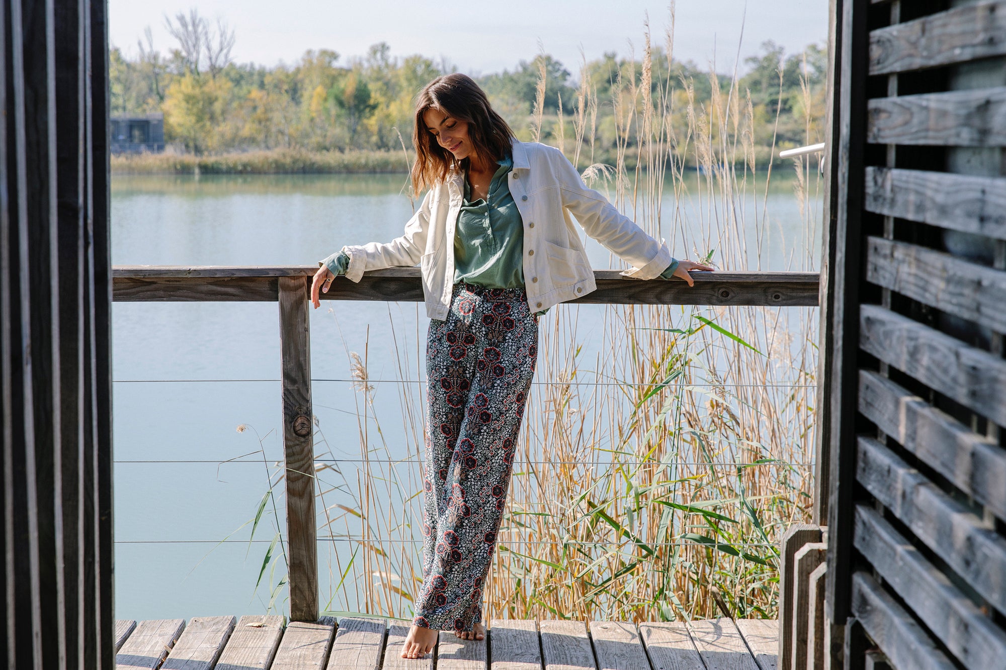 Printed Loose Trousers
