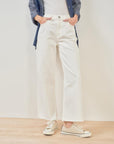 ALICE 7/8 high waist jeans in Chalk Size 20