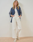 ALICE 7/8 high waist jeans in Chalk Size 20
