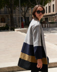 Quadricolour coat Size 8