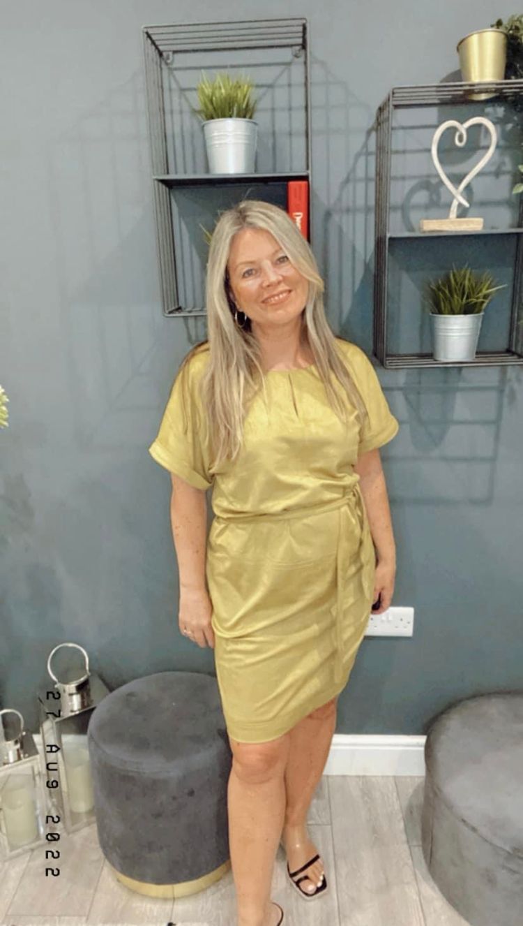 Faux suede dress Size 14, 18